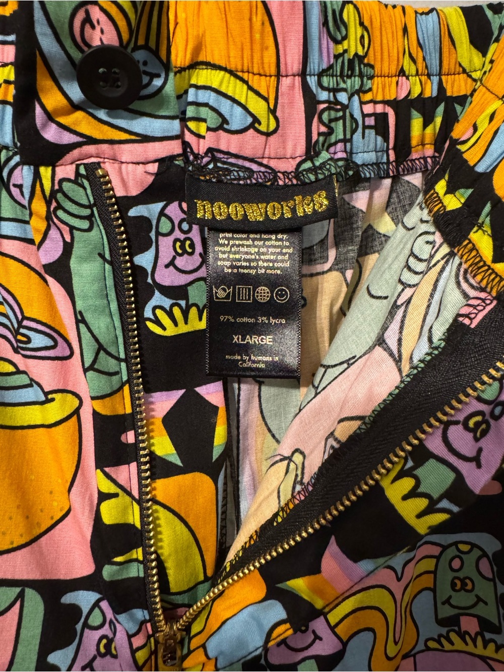 Nooworks Catalina Pants in Dreyfus Print - Picture 2 of 5